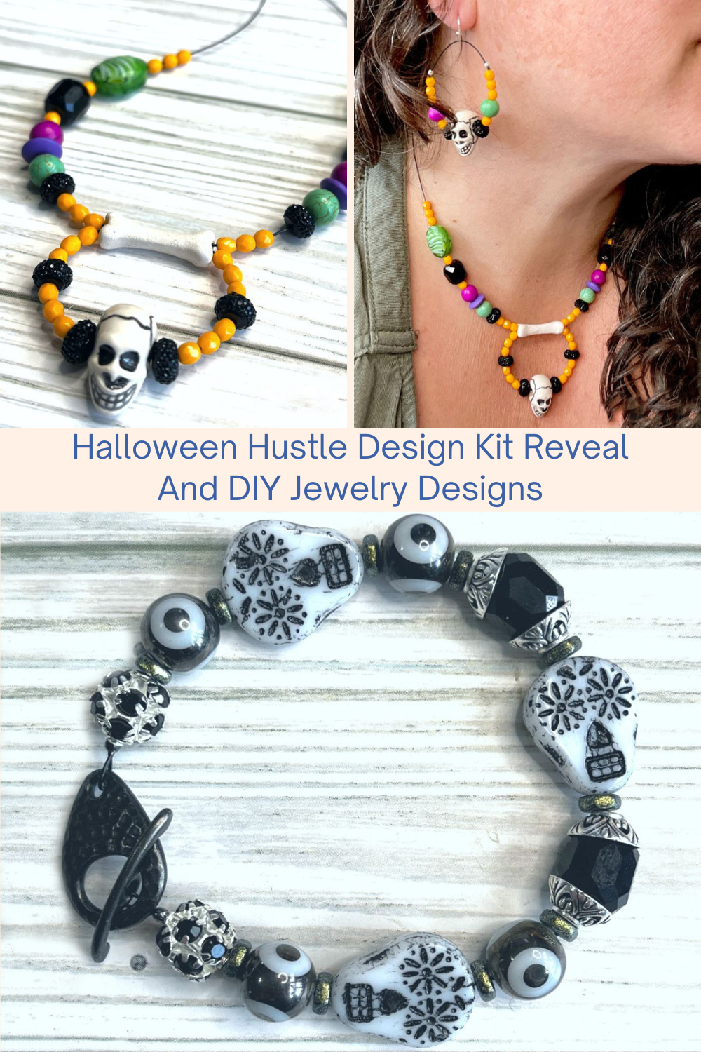 Halloween Hustle Design Kit Reveal And DIY Jewelry Designs Collage
