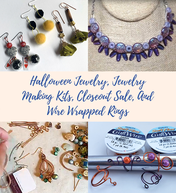 Weekly Video Recap: Halloween Jewelry, Jewelry Making Kits