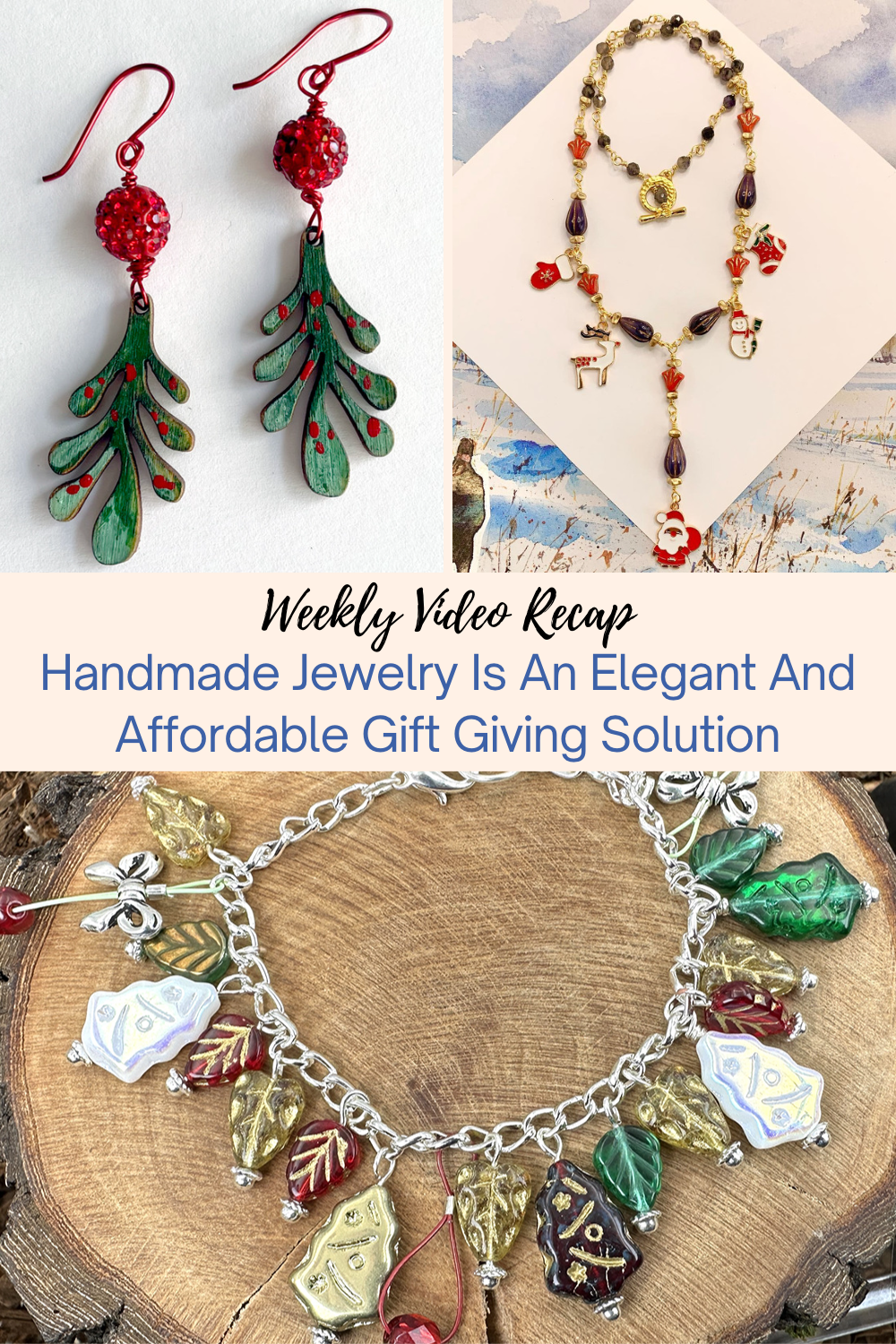Handmade Jewelry Is An Elegant And Affordable Gift Giving Solution Collage