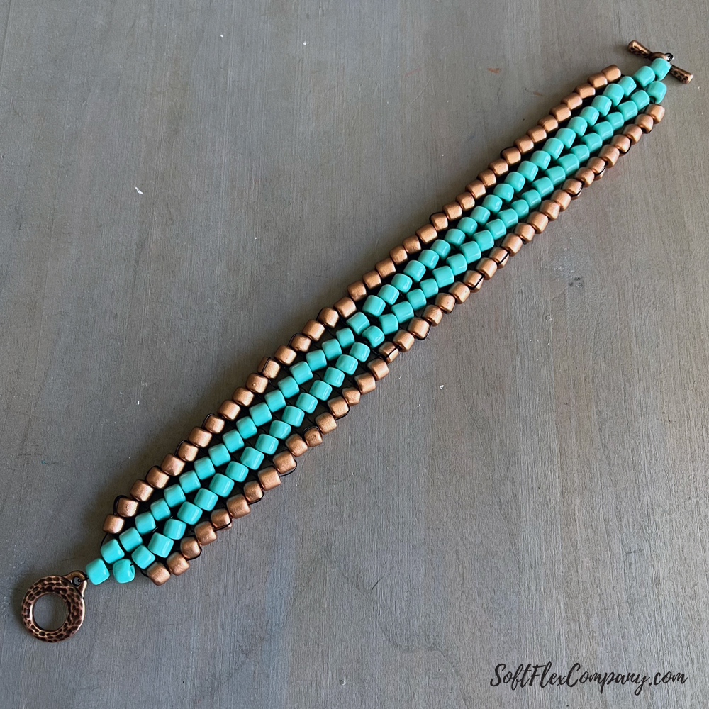 Free Beading Pattern How To Make The Mixed Metals Bracelet