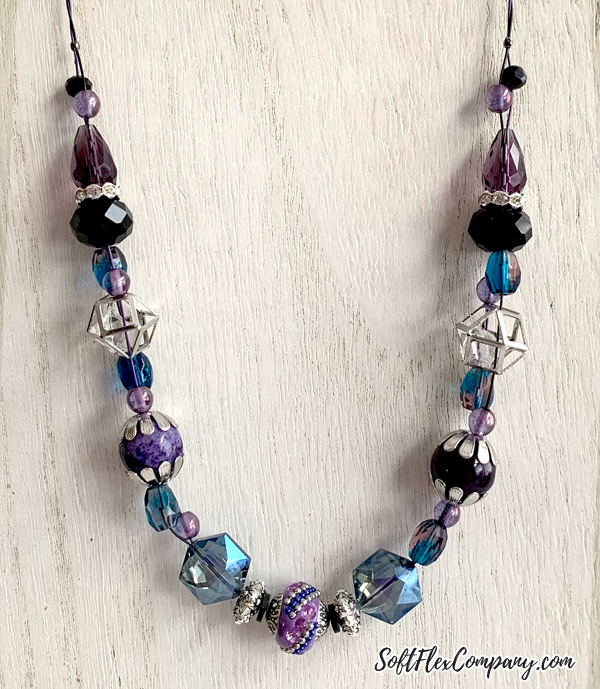 Hocus Pocus Galaxy Beads Necklace by Kristen Fagan