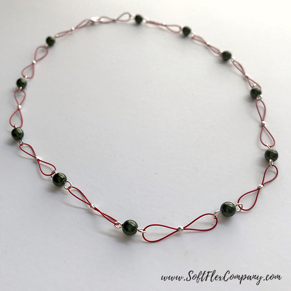Holiday Necklace With Soft Flex Wire Connectors 4