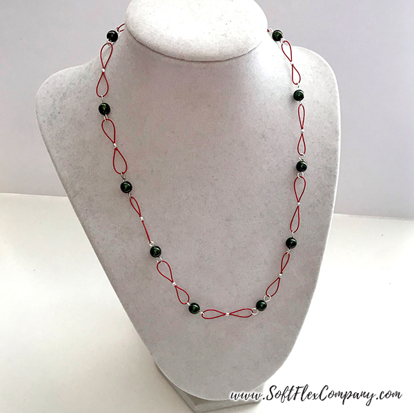 Holiday Necklace With Soft Flex Wire Connectors 5