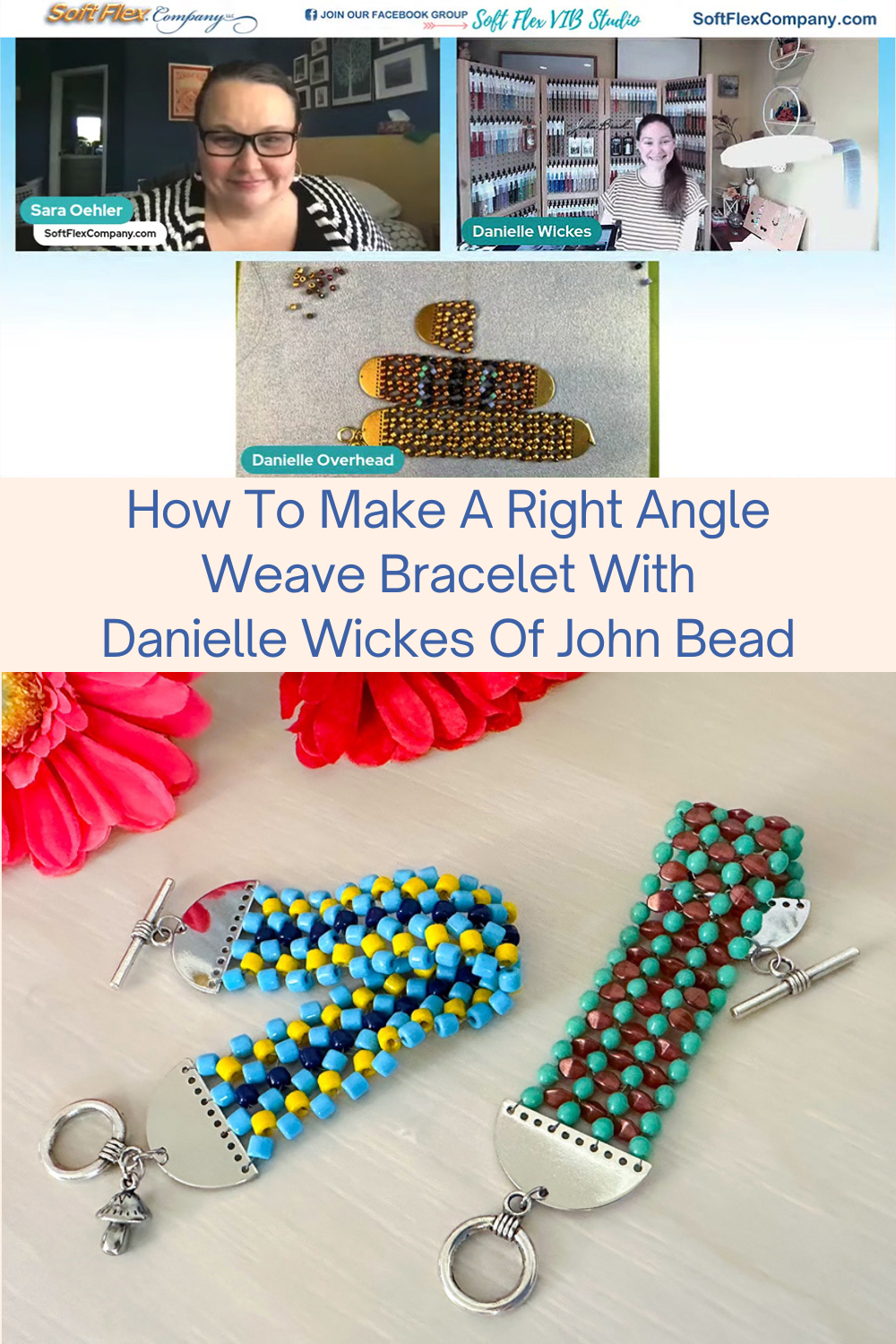 How To Make A Right Angle Weave Bracelet With Danielle Wickes Of John Bead Collage