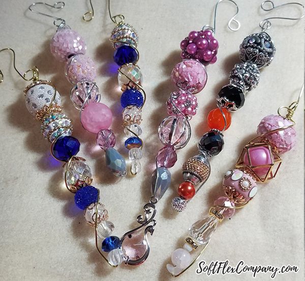 How to make beaded icicle christmas on sale ornaments