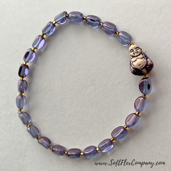 Teeny Tiny Buddha Bracelet with Stretch Magic 3