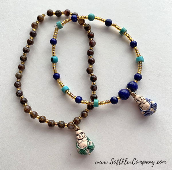 Teeny Tiny Buddha Bracelet with Stretch Magic 7