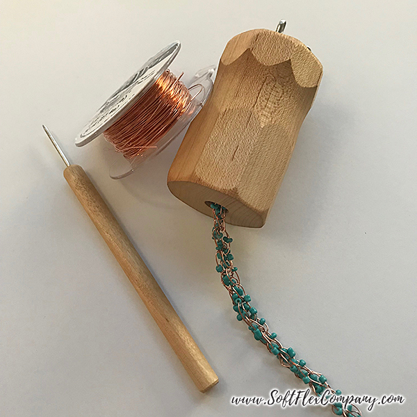 Knit On A Spool With Soft Flex Craft Wire 5