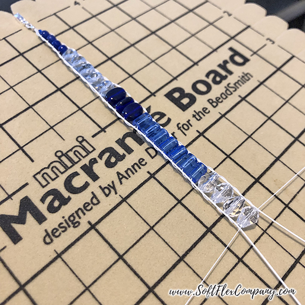 Macrame Bracelet Winter Wonderland