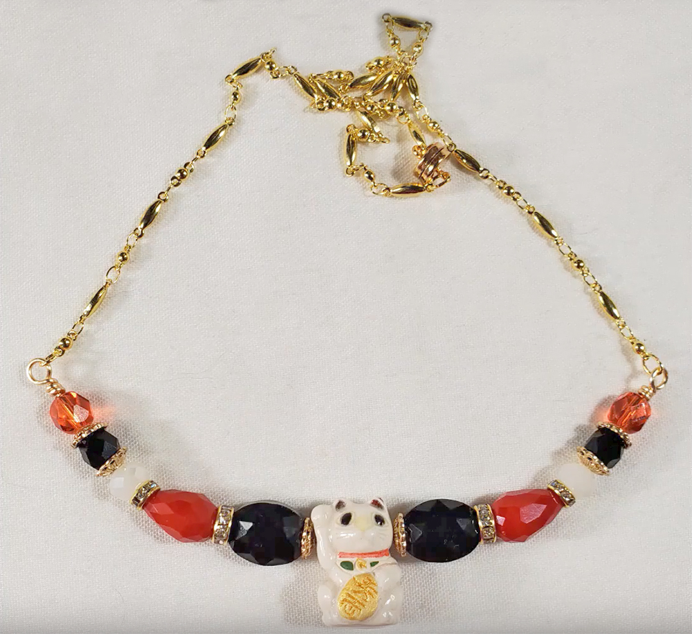 Lunar New Year Bar Necklace by In Rose's Garden