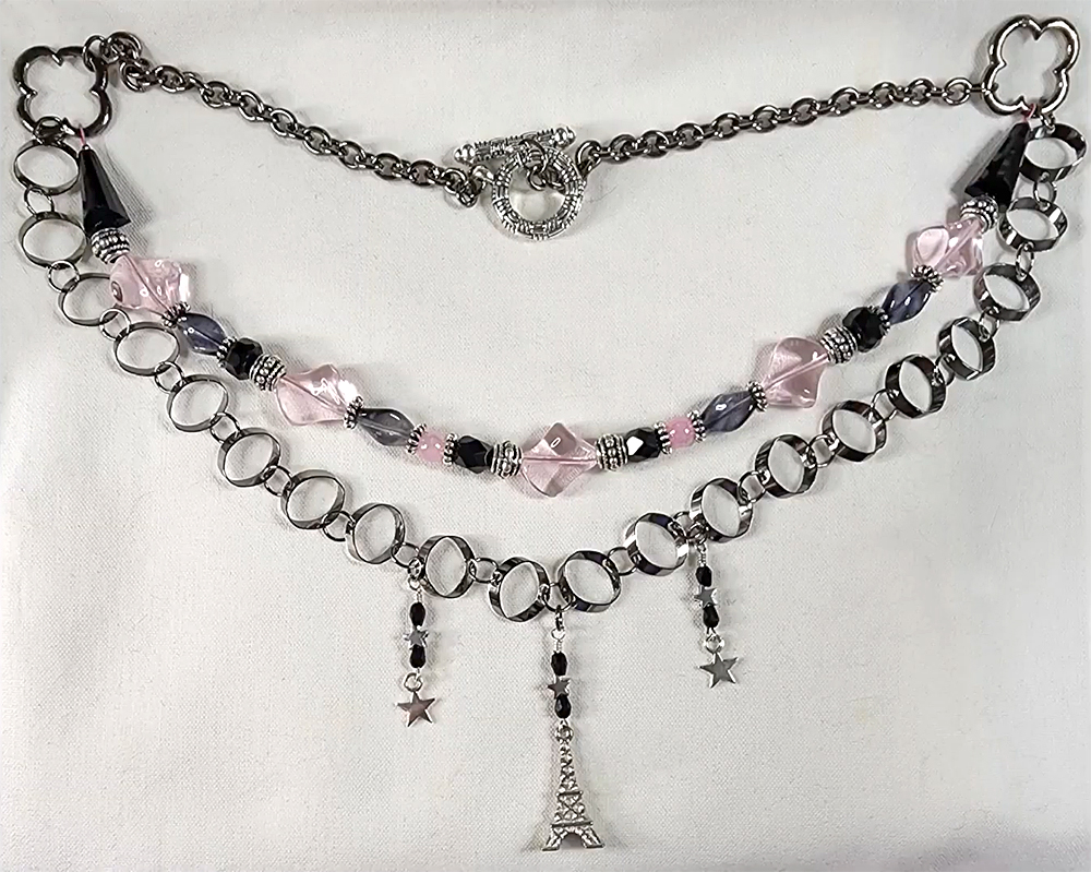 Parisian Couture & JJB Necklace by In Rose's Garden