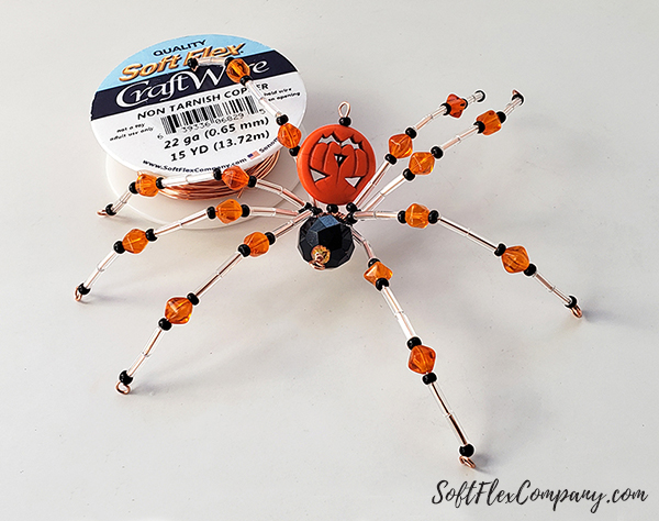 Beaded Halloween Spider by James Browning