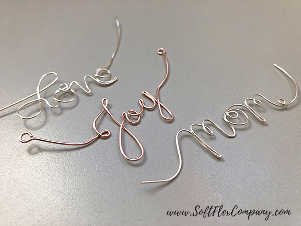 Soft Flex Craft Wire Lettering by James Browning