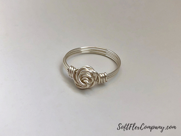 Craft Wire Rose Ring by James Browning