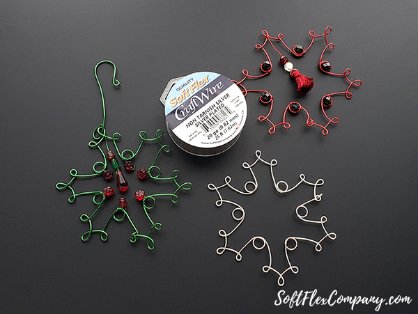 Craft Wire Snowflake Ornaments by James Browning