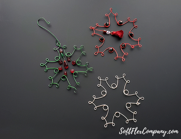 Craft Wire Snowflake Ornaments by James Browning