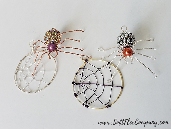 Soft Flex Craft Wire Spiders and Webs by James Browning