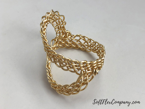 Craft Wire Kumihimo Gold Ring by James Browning
