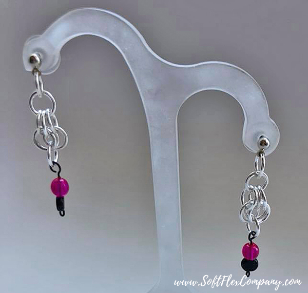 Neon Nights Earrings by James Browning