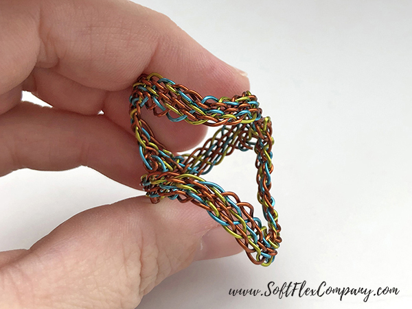 Soft Flex Craft Wire Kumihimo Ring by James Browning