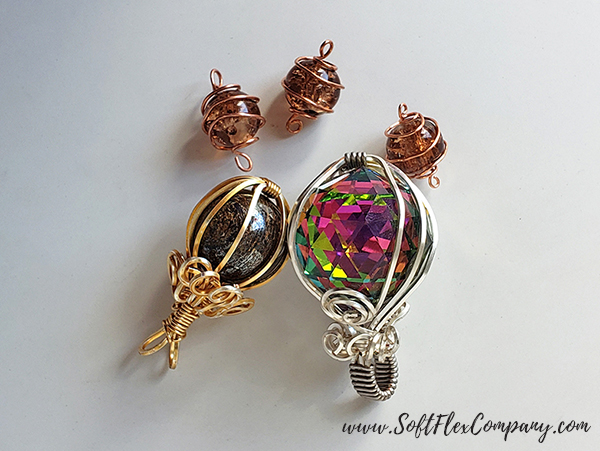 Wire Wrapping Round Stones with Soft Flex Craft Wire by James Browning