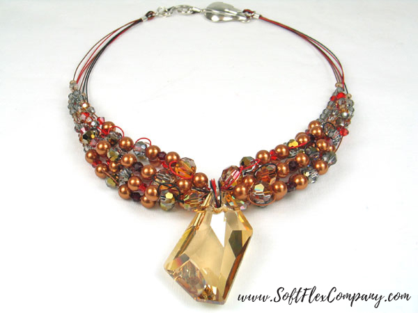 Crystal Sophistication Necklace by Jamie Hogsett