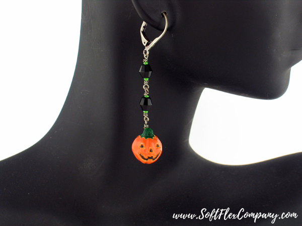 Jack O' Lantern Earrings by Jamie Hogsett