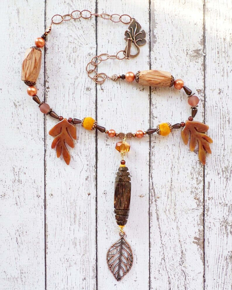 Fall Necklace by Janet Boyer