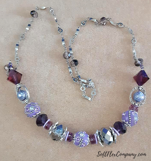 Purple Polka Dot Jewelry by Jennifer Ackley Gammon