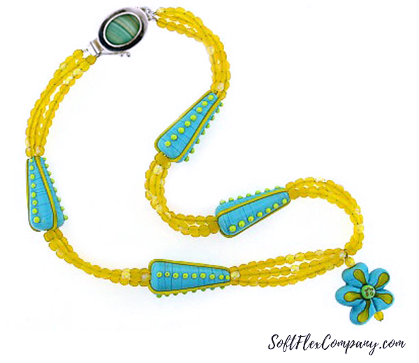 Springtime Three Strand Necklace by Jessica L. Rosenfeld