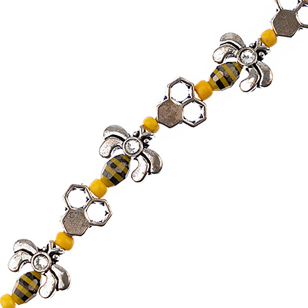 Bee and Honeycomb Strands from John Bead Bee and Honeycomb Strands from John Bead