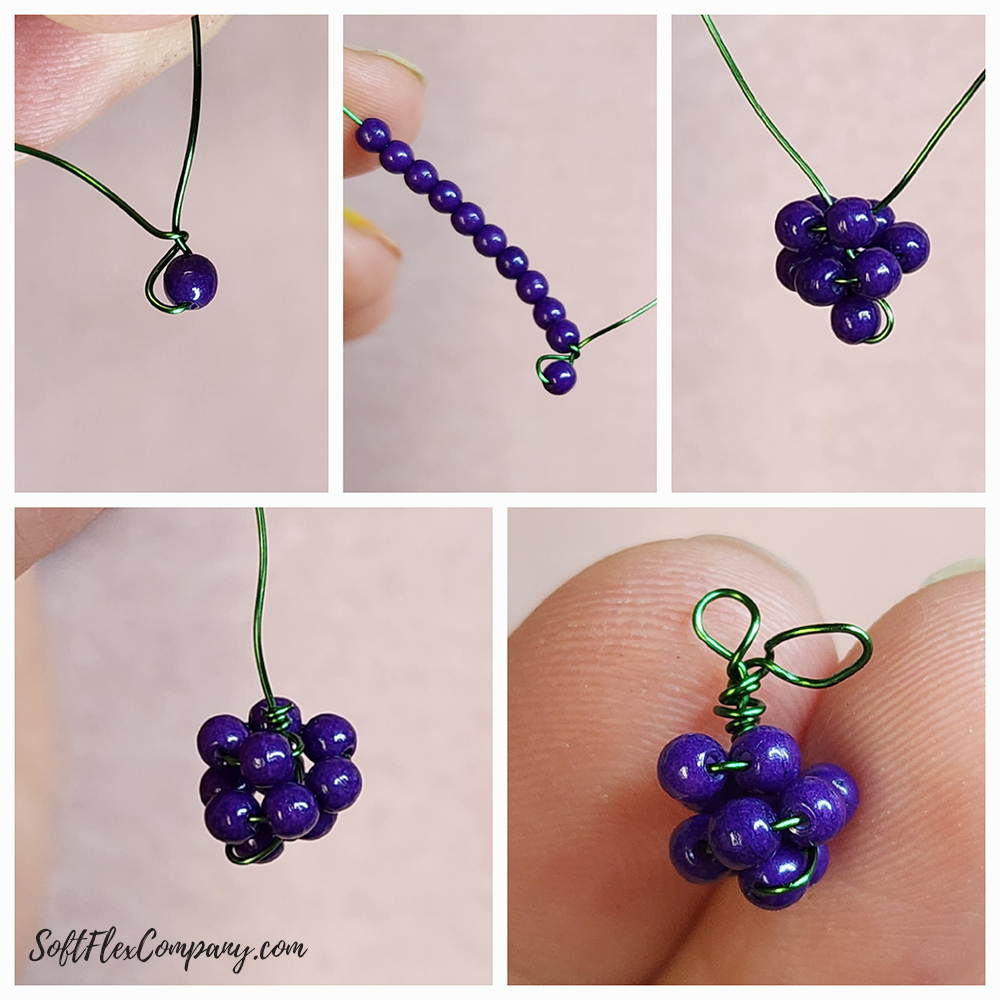 Craft Wire Strawberry & Blueberry Dangles by Joyce Trowbridge