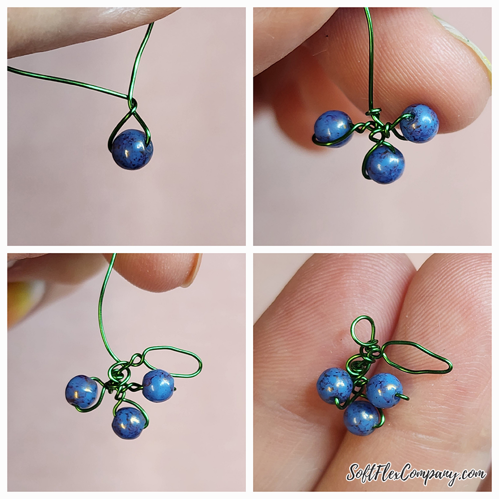 Craft Wire Strawberry & Blueberry Dangles by Joyce Trowbridge