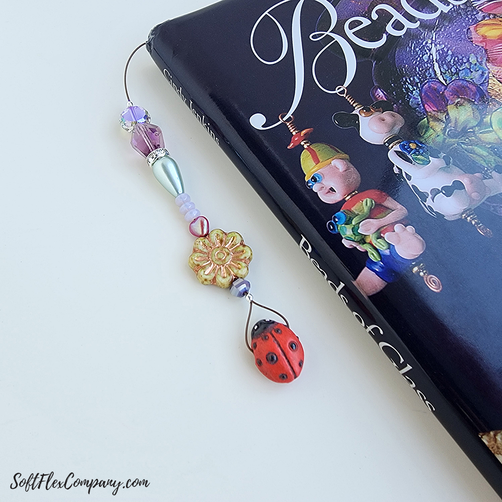 Book Lovers Beaded Bookmark by Joyce Trowbridge