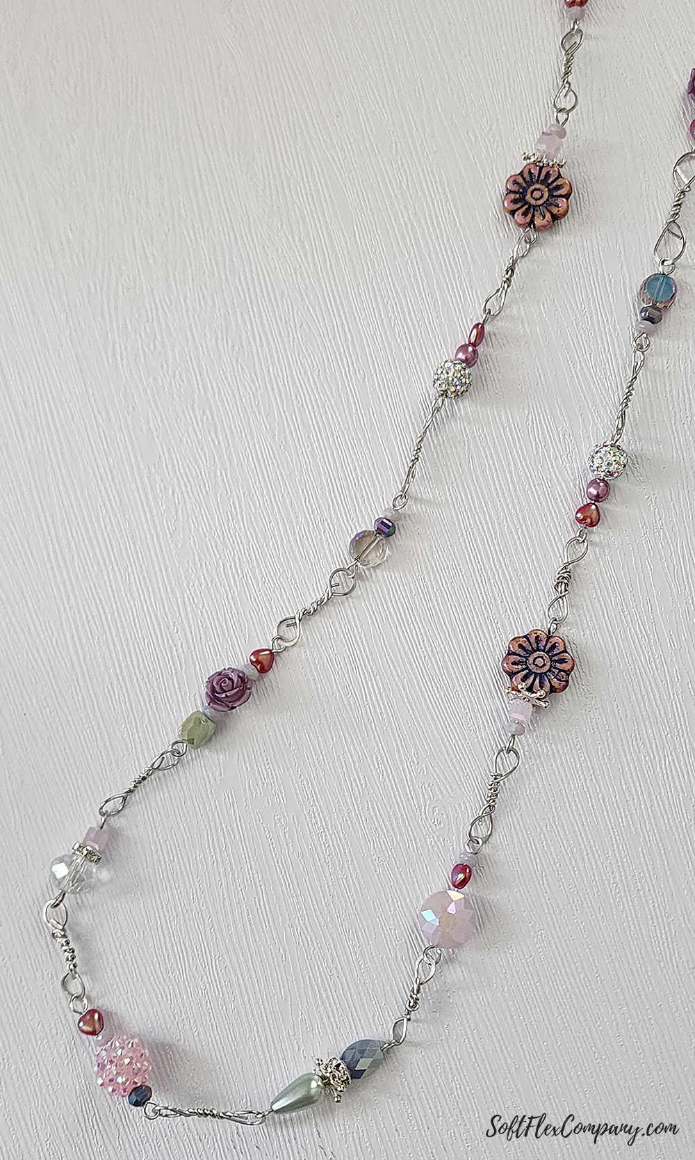 Wire Wrapped Links With Craft Wire by Joyce Trowbridge