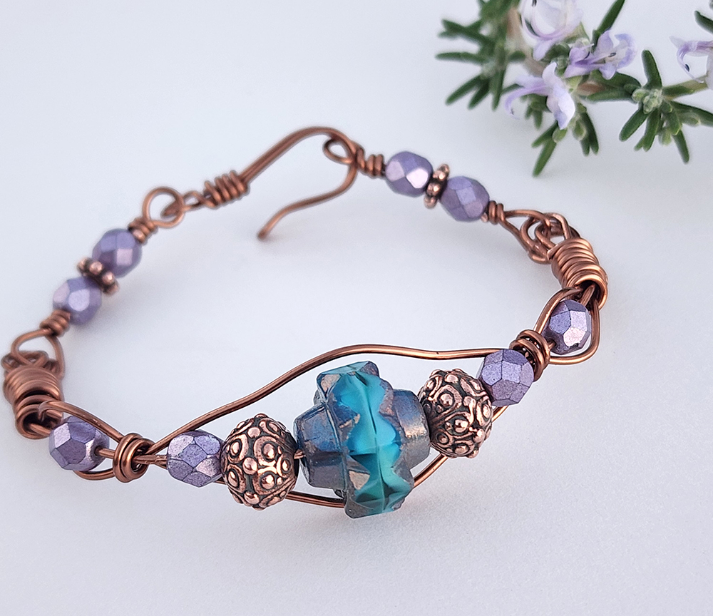 Just Bead It Bracelet by Joyce Trowbridge