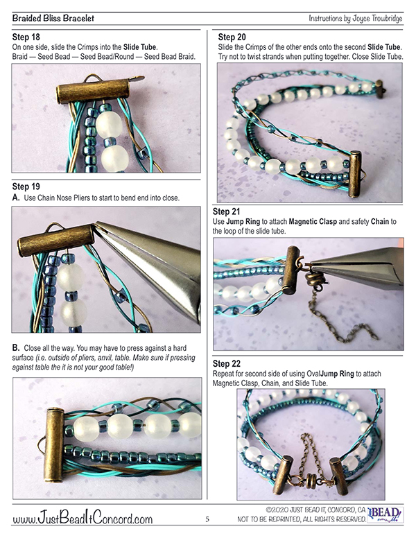 Braided Bliss Bracelet by Just Bead It Braided Bliss Bracelet by Just Bead It