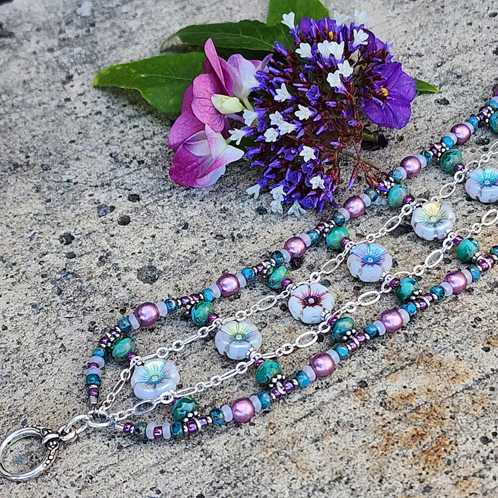 CAW Kit Garden Lane Bracelet by Just Bead It! CAW Kit Garden Lane Bracelet by Just Bead It!
