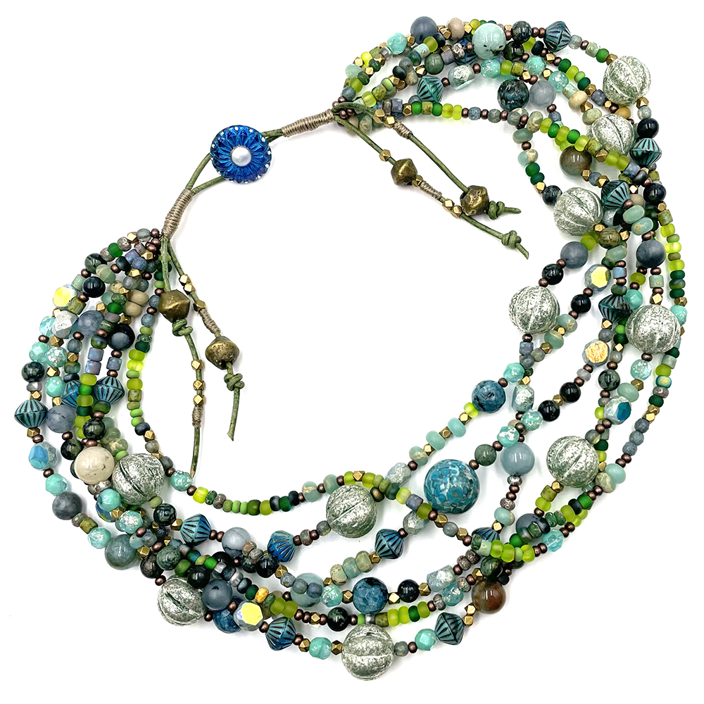 Creative Closures For Multi-Strand Necklaces by Kate Richbourg