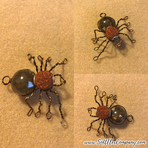 Soft Flex Craft Wire Spiders by Kathy Gillenwater