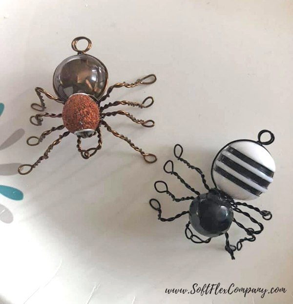 Soft Flex Craft Wire Spiders by Kathy Gillenwater