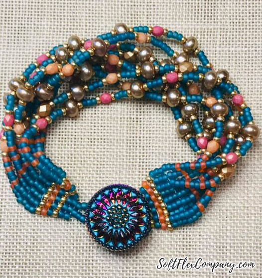 Jewelry Design with Button by Kim Neal Karns