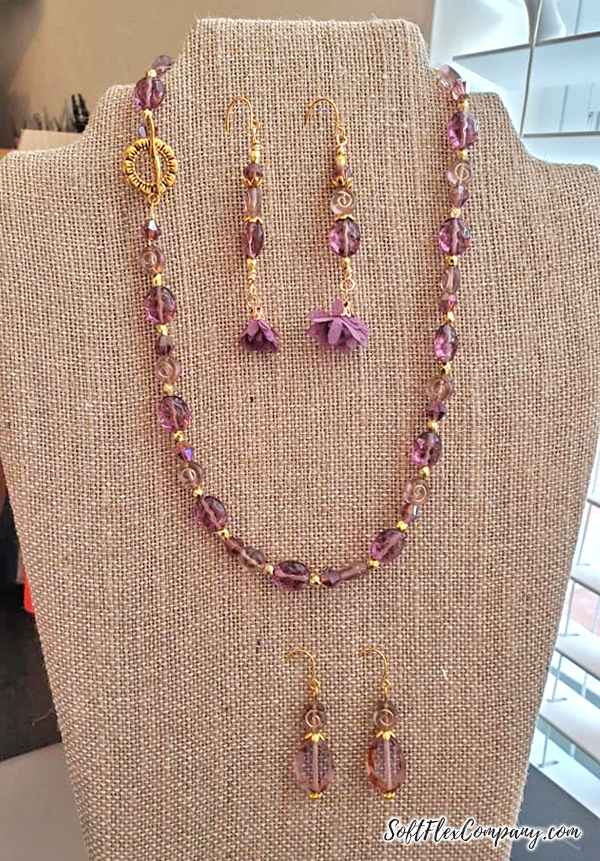 Purple Polka Dot Jewelry by Kimmie Lamfers