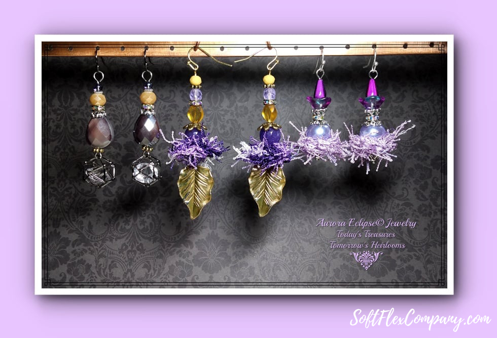Purple Petals Jewelry by Kim Vagnone