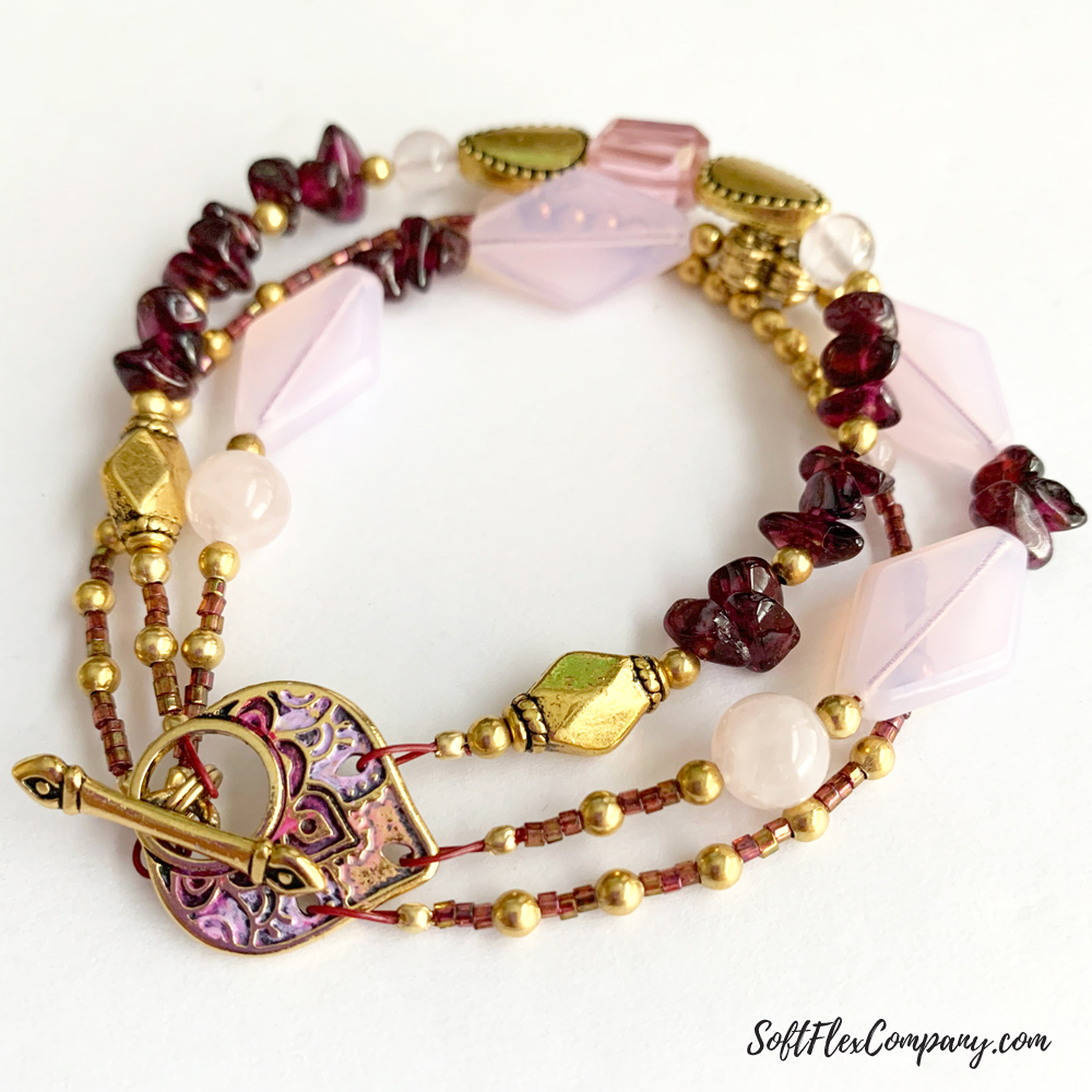 3 Strand Goddess Bracelet by Kristen Fagan
