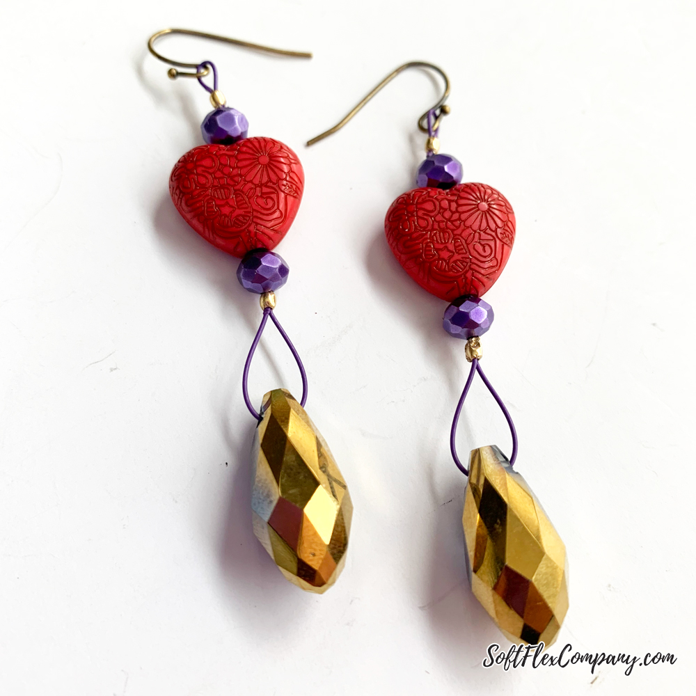 1 of 4 Beaded Earrings for Valentine's Day by Kristen Fagan