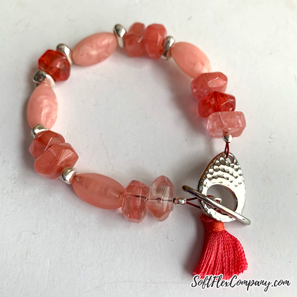 Cherry Quartz Bracelet by Kristen Fagan