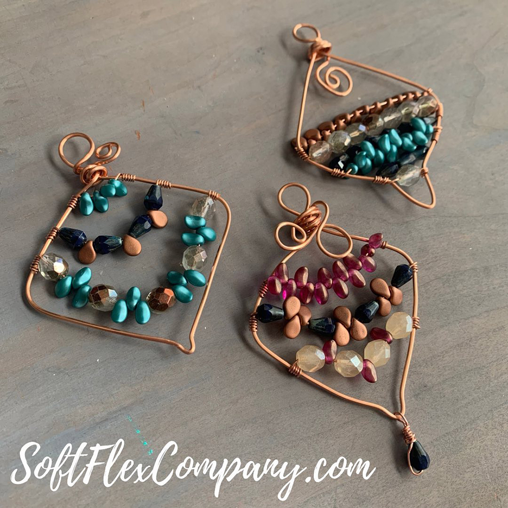 Wire and on sale bead ornaments