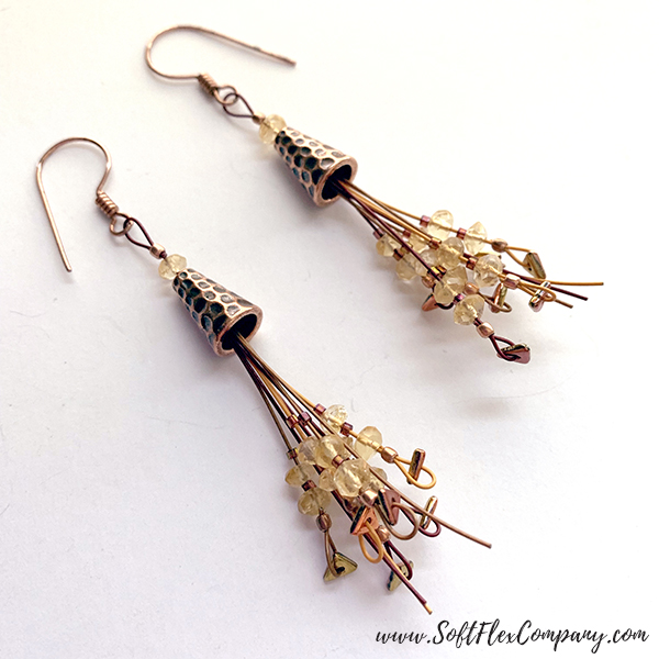 Harvest Moon Tassel Earrings by Kristen Fagan