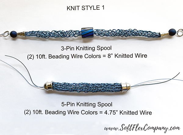 Knitted Jewelry, Knit Style 1 by Kristen Fagan